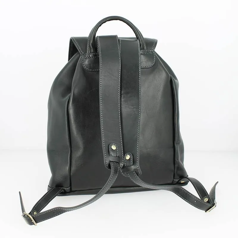 Sac à dos KATANA cuir de vachette noir
