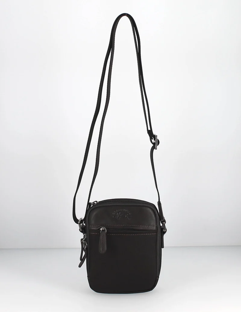 Pochette bandoulière FRANCINEL marron