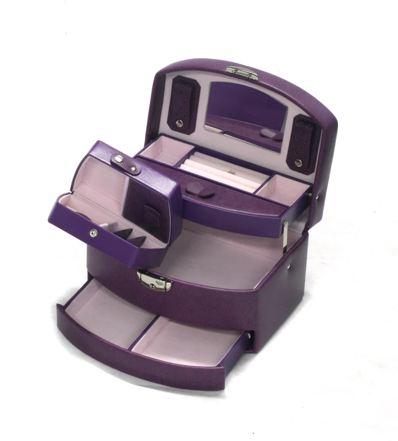 Coffret bijoux Davidt's PU violet