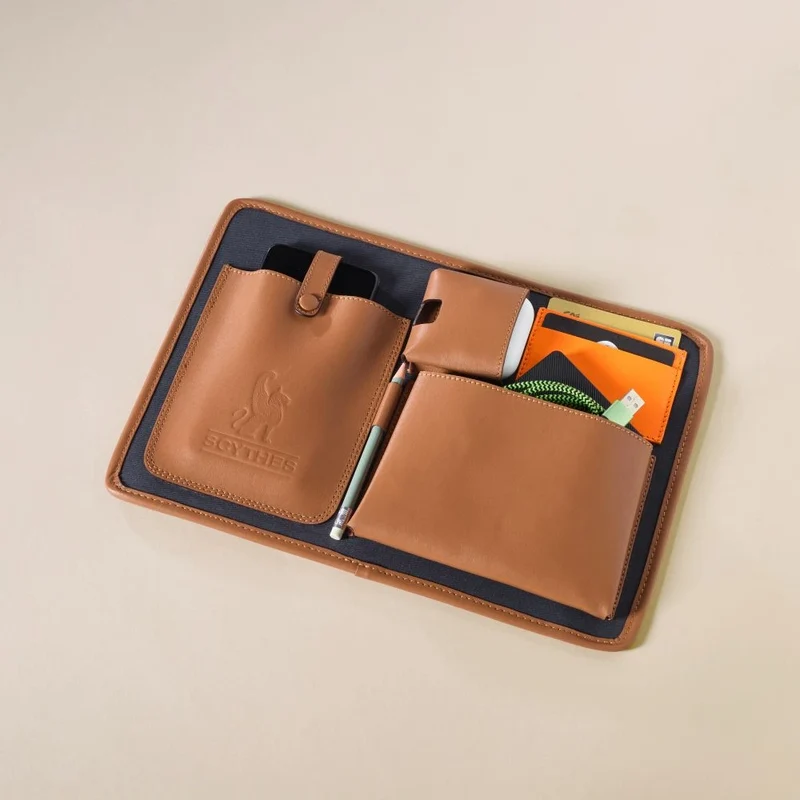 Compartiment ARES pour PARTHEAS camel cognac