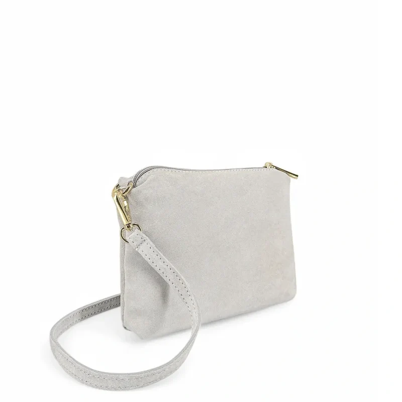 Sac à main en daim CHARLOTTE Off-white