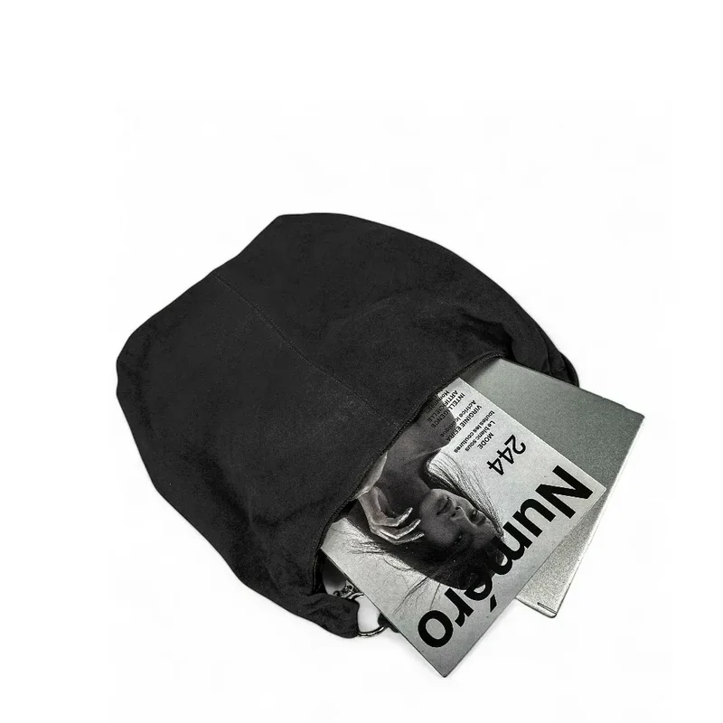 Sac à main en daim LOVE Noir