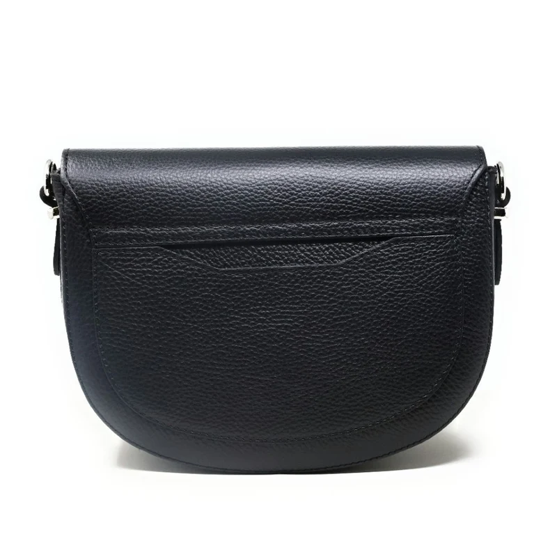 Sac trotteur en cuir grainé MASINA Noir