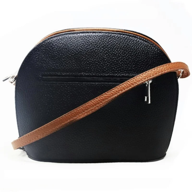 Sac trotteur en cuir grainé NAAN Noir