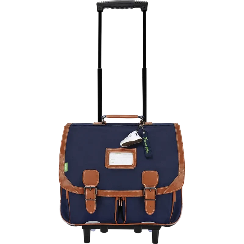 Cartable TANN'S Trolley 41 cm Les signatures camille Bleu marine