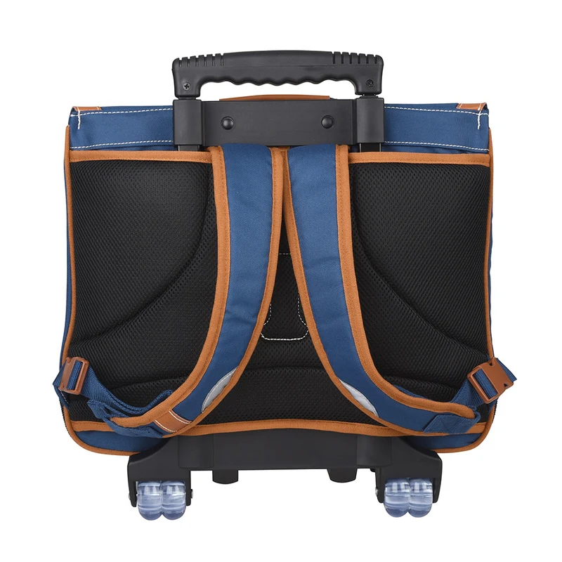 Cartable TANN'S Trolley 41 cm Les signatures camille Bleu marine