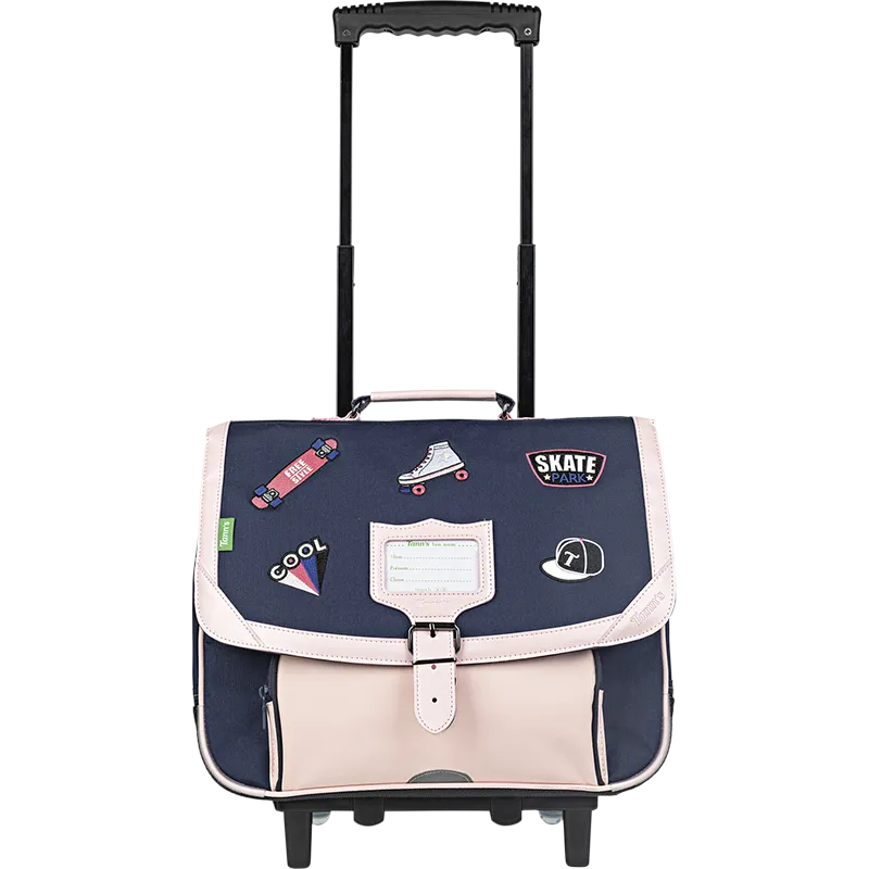 Cartable à Roulettes TANN'S Lily bicolore 38cm