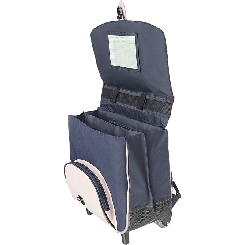 Cartable à Roulettes TANN'S Lily bicolore 38cm