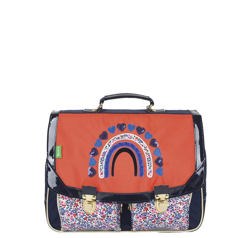 Cartable 38cm TANN'S Les fantaisies Jeanne Bleu/Rouge
