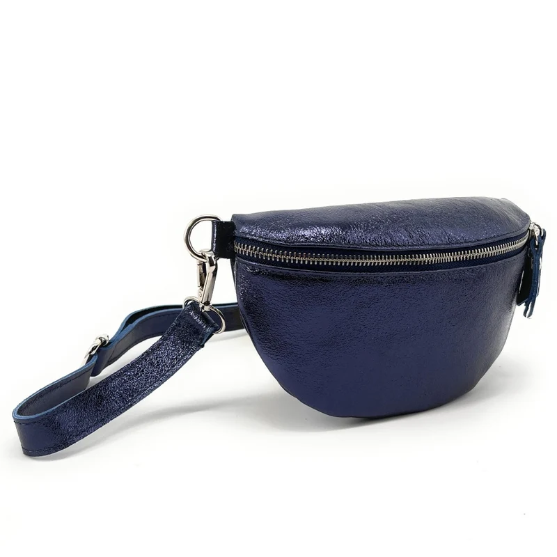 Sac banane en cuir irisé LOU Nuit étoilée