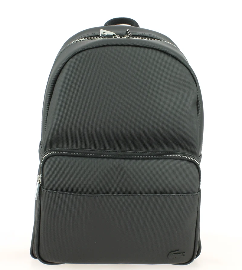 Sac à dos LACOSTE Backpack L.12.12 Concept Zippé Noir