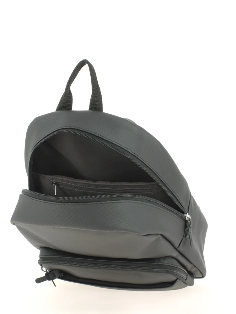 Sac à dos LACOSTE Backpack L.12.12 Concept Zippé Noir
