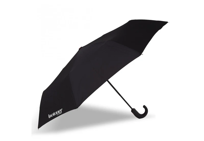 Parapluie ISOTONER X-tra canne solide NOIR