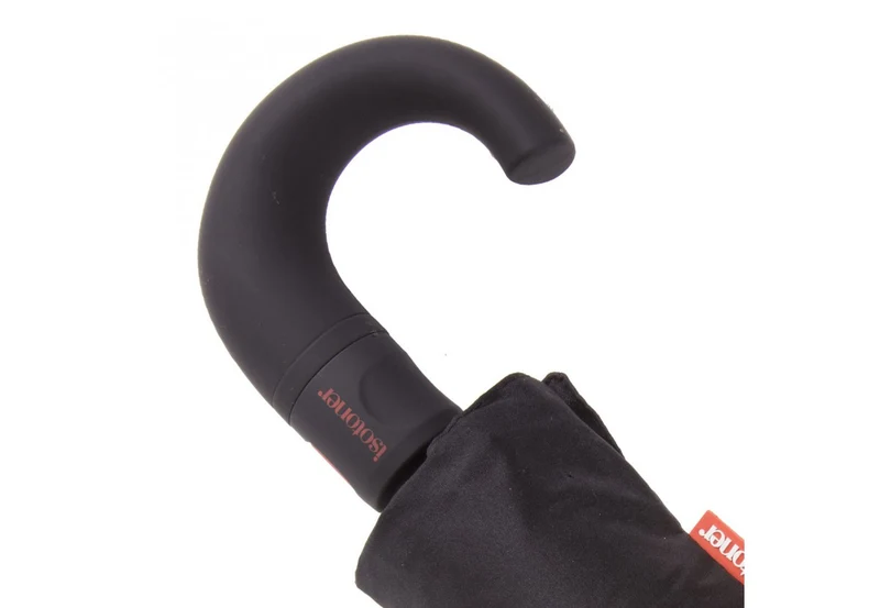 Parapluie ISOTONER X-tra canne solide NOIR