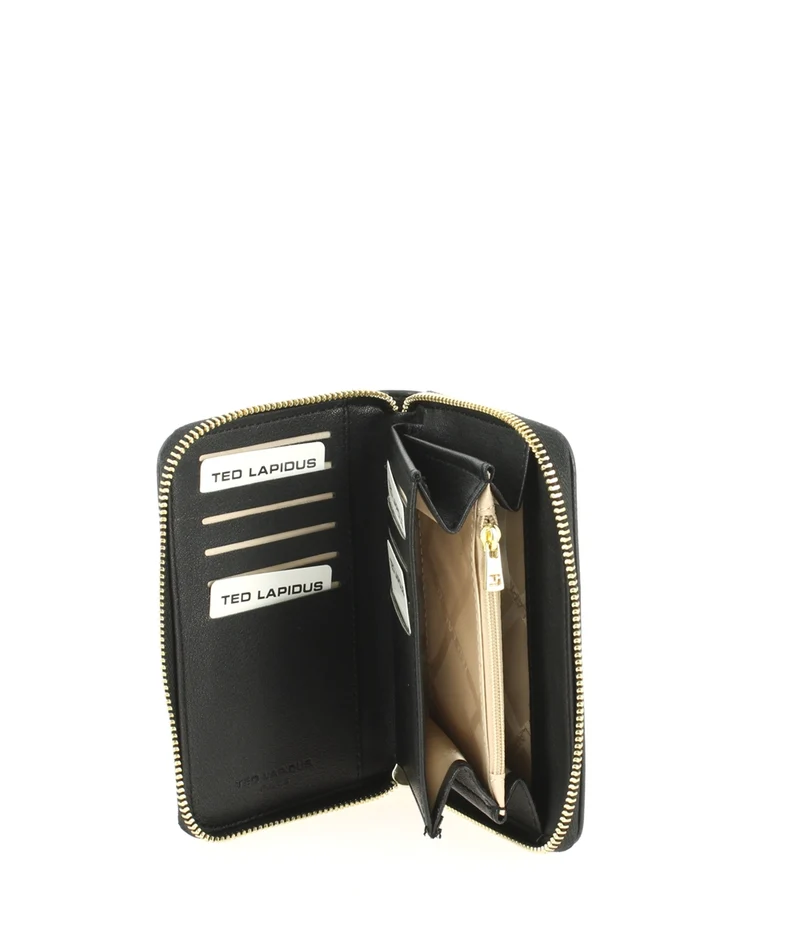 Porte monnaie TED LAPIDUS Gretel Noir