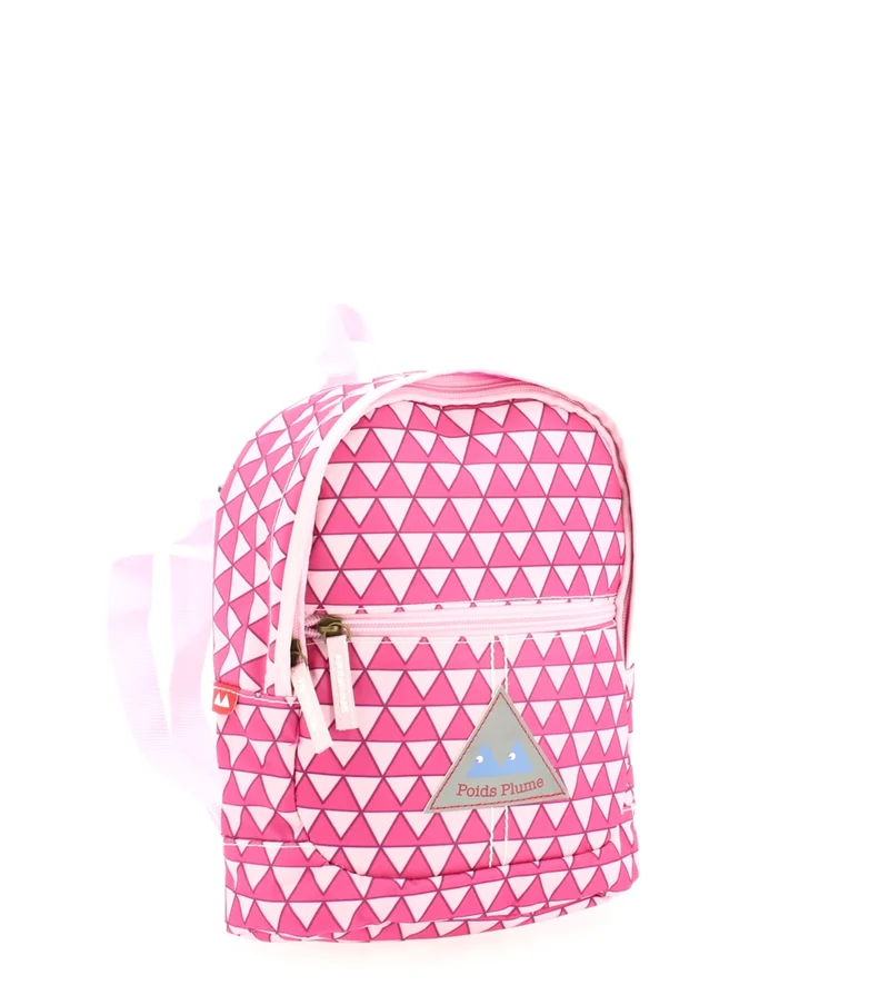 Sac à dos Poids Plume Triangles Rose