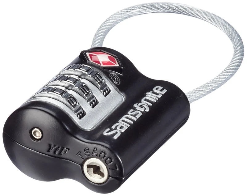Cadenas Samsonite TSA code et cable
