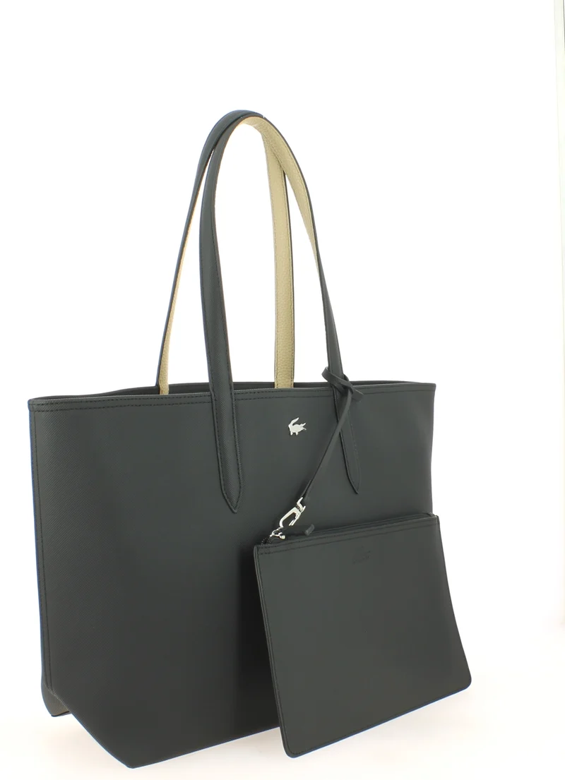 Sac Cabas Lacoste Réversible Noir/Sable
