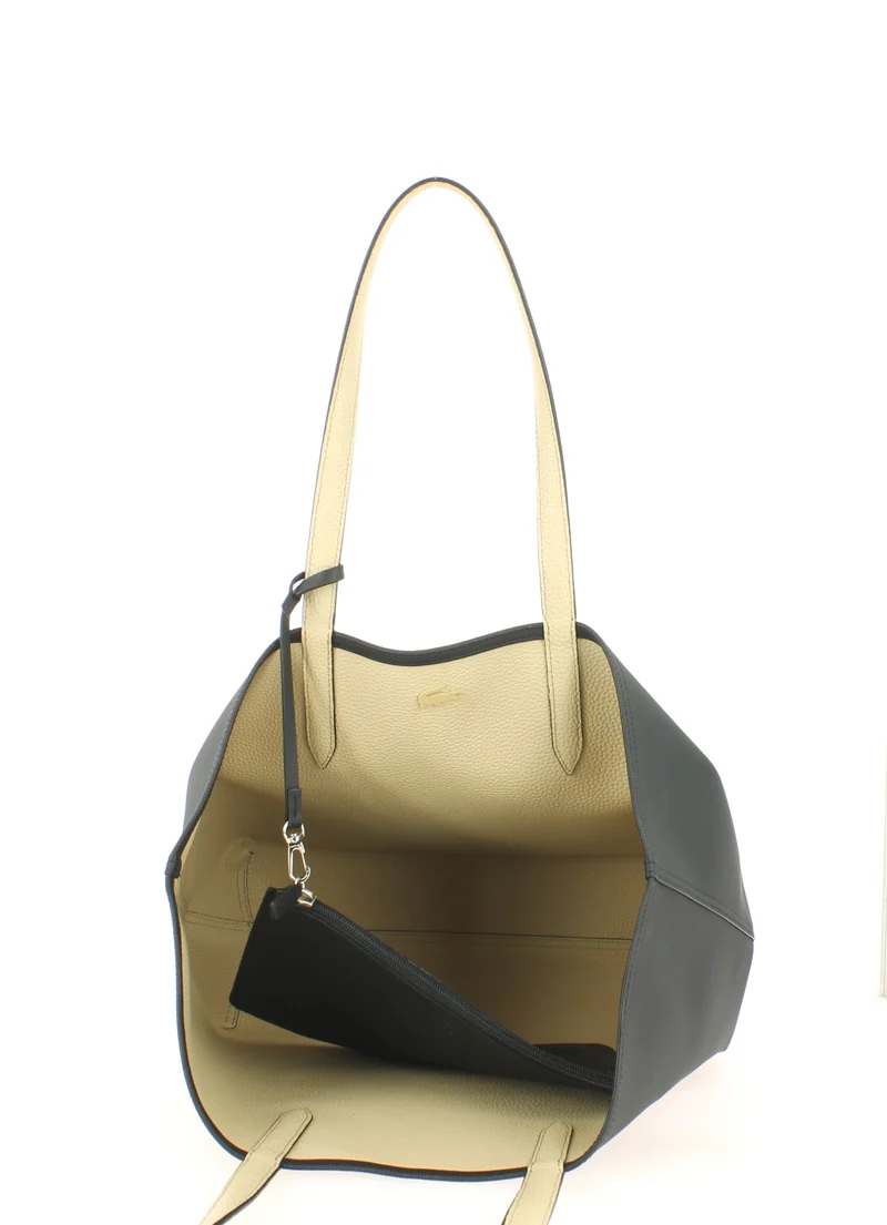 Sac Cabas Lacoste Réversible Noir/Sable