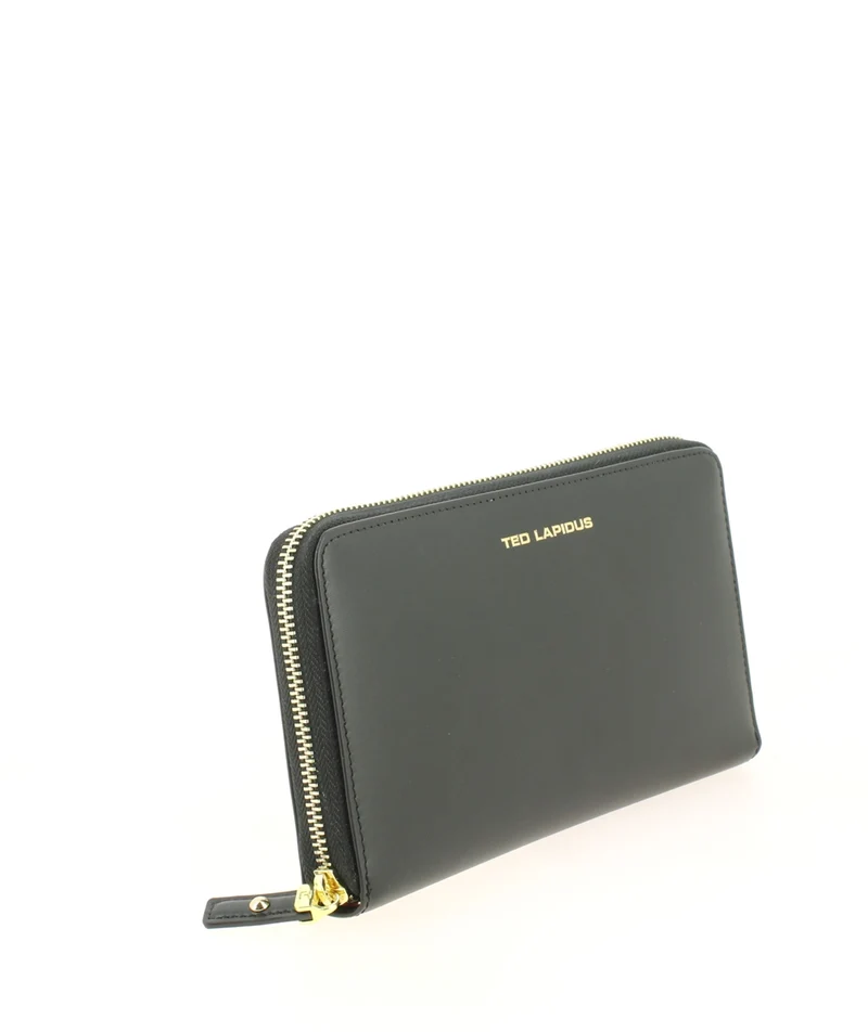 Grand Porte monnaie TED LAPIDUS Giorgie Noir