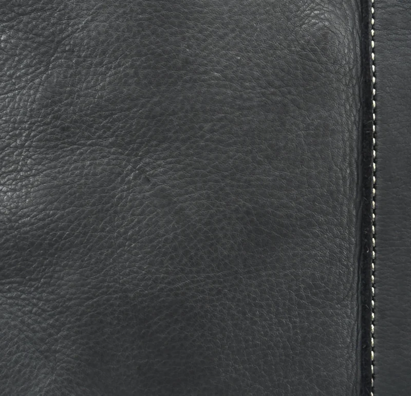 Grand sac porté épaule en cuir souple tannage végétal STORM XL HURRICAN Gris foncé
