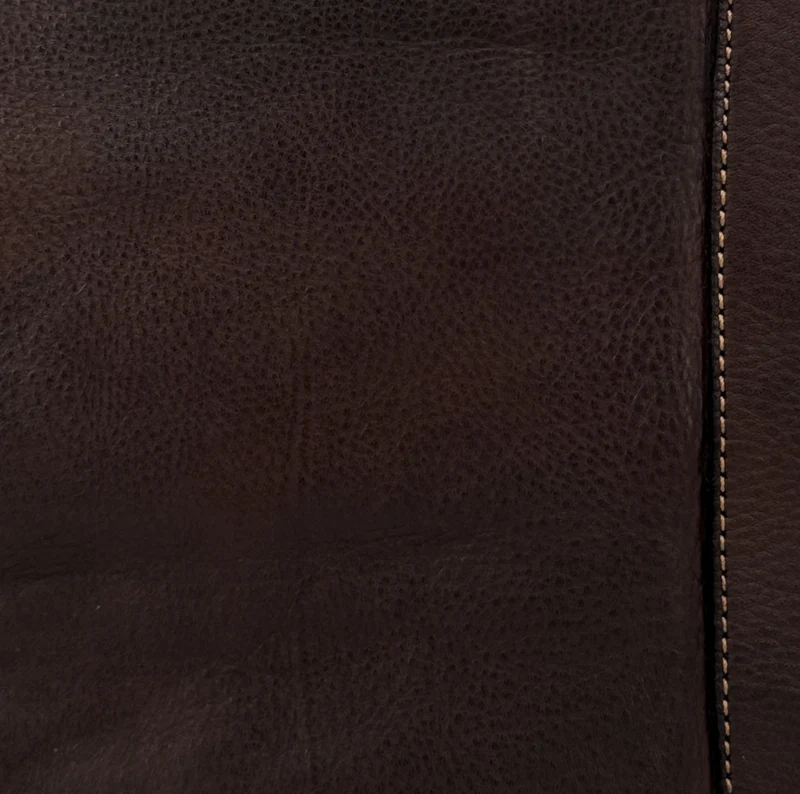 Grand sac en cuir souple tannage végétal STORM XL HURRICAN Chocolat