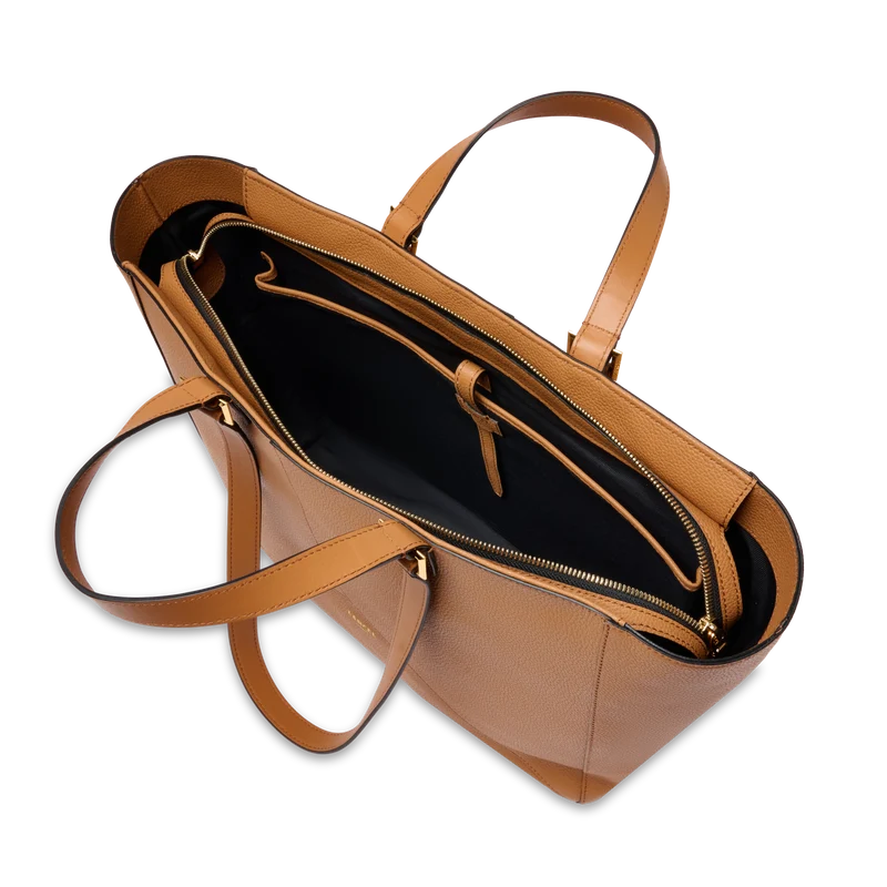 M ZIP TOTE BAG DOUBLE CARRY