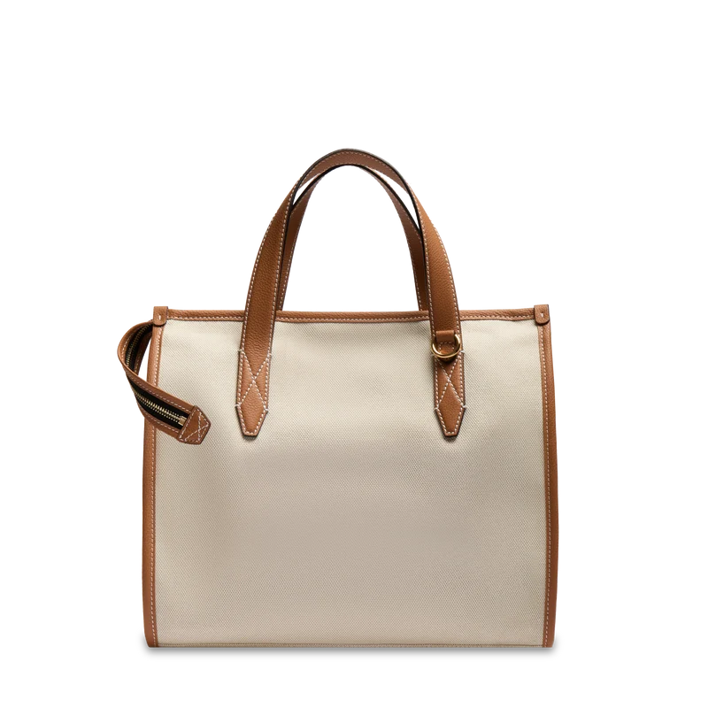 M ZIP TOTE BAG DOUBLE CARRY