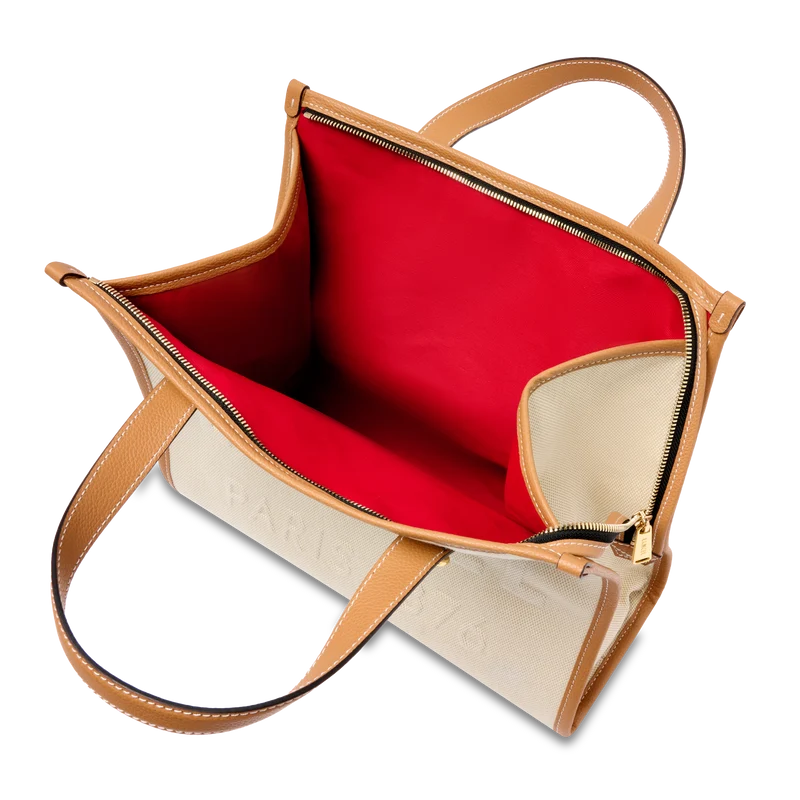 M ZIP TOTE BAG DOUBLE CARRY