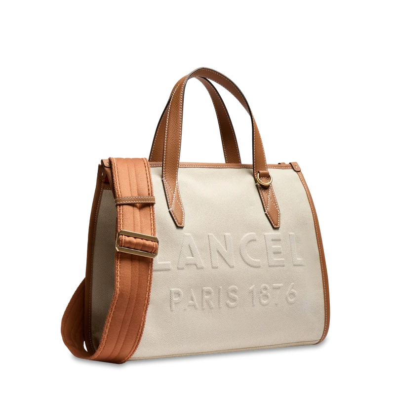 M ZIP TOTE BAG DOUBLE CARRY