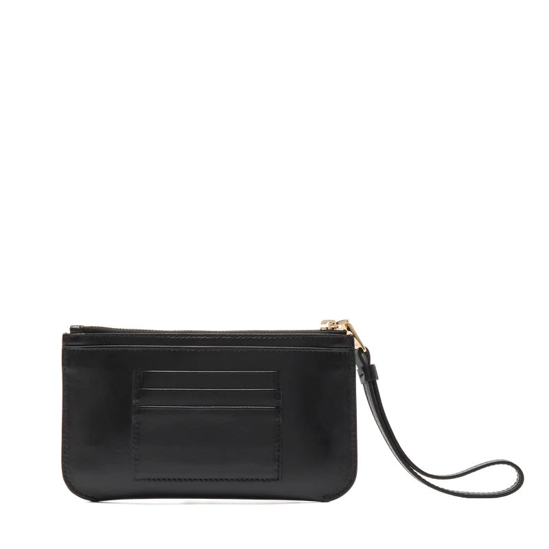 M ZIP POUCH WITH WRISTLET