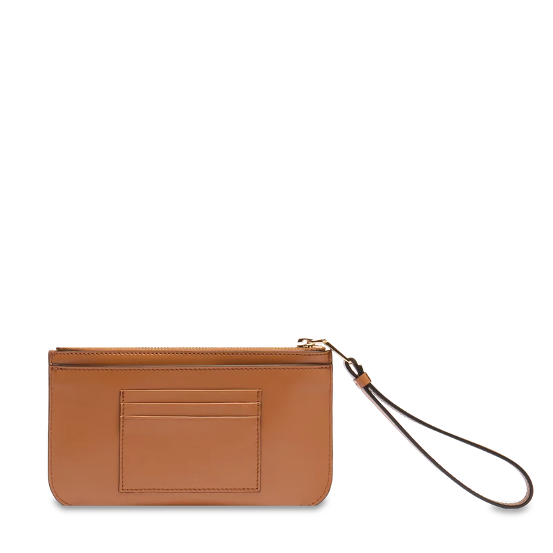 M ZIP POUCH WITH WRISTLET