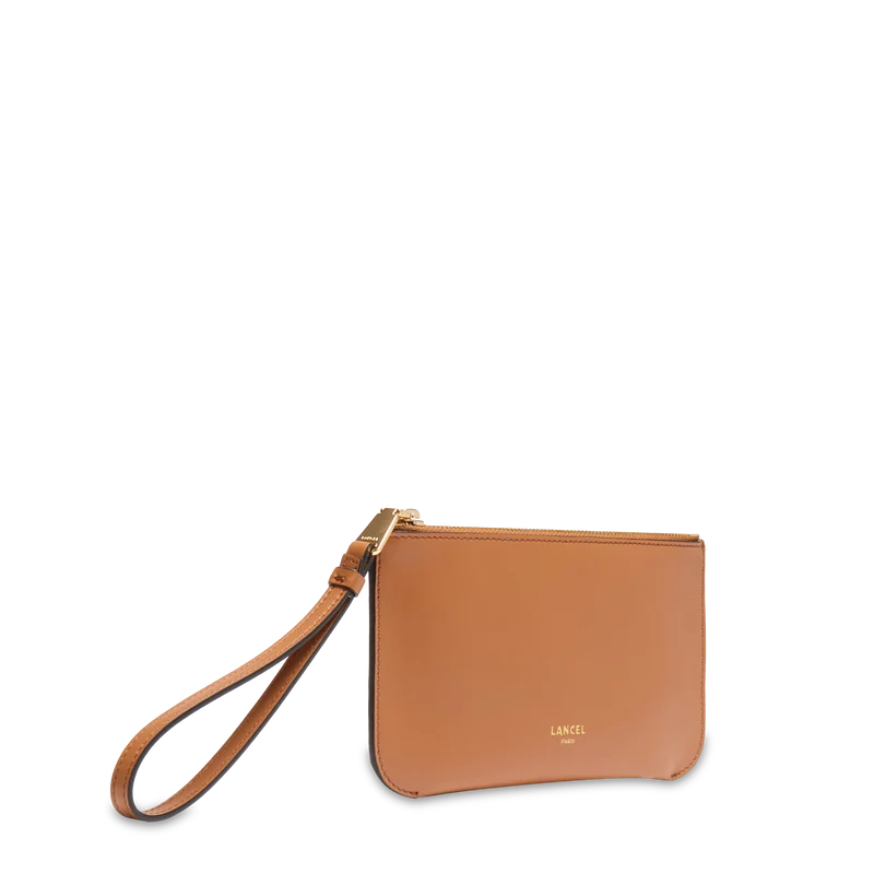 M ZIP POUCH WITH WRISTLET