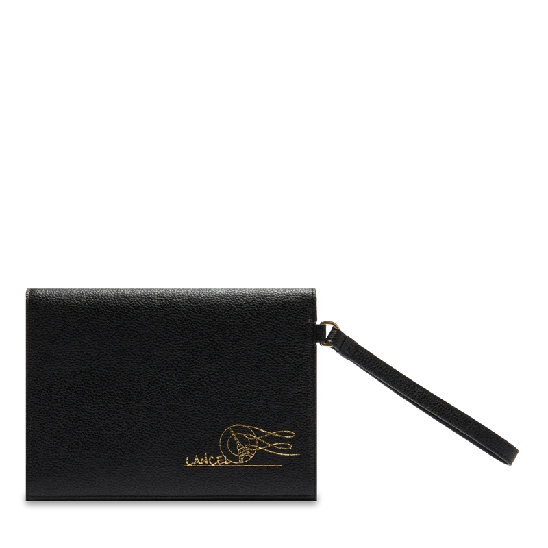 M FLAP POUCH WITH REMOVABLE WRISTLET