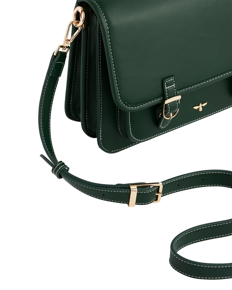 Into the Woods Green Satchel
