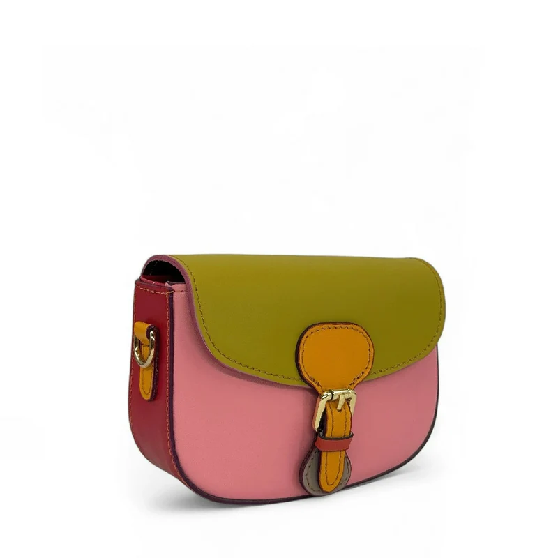 Mini-sac en cuir lisse MINI MADDY Multicolore 7