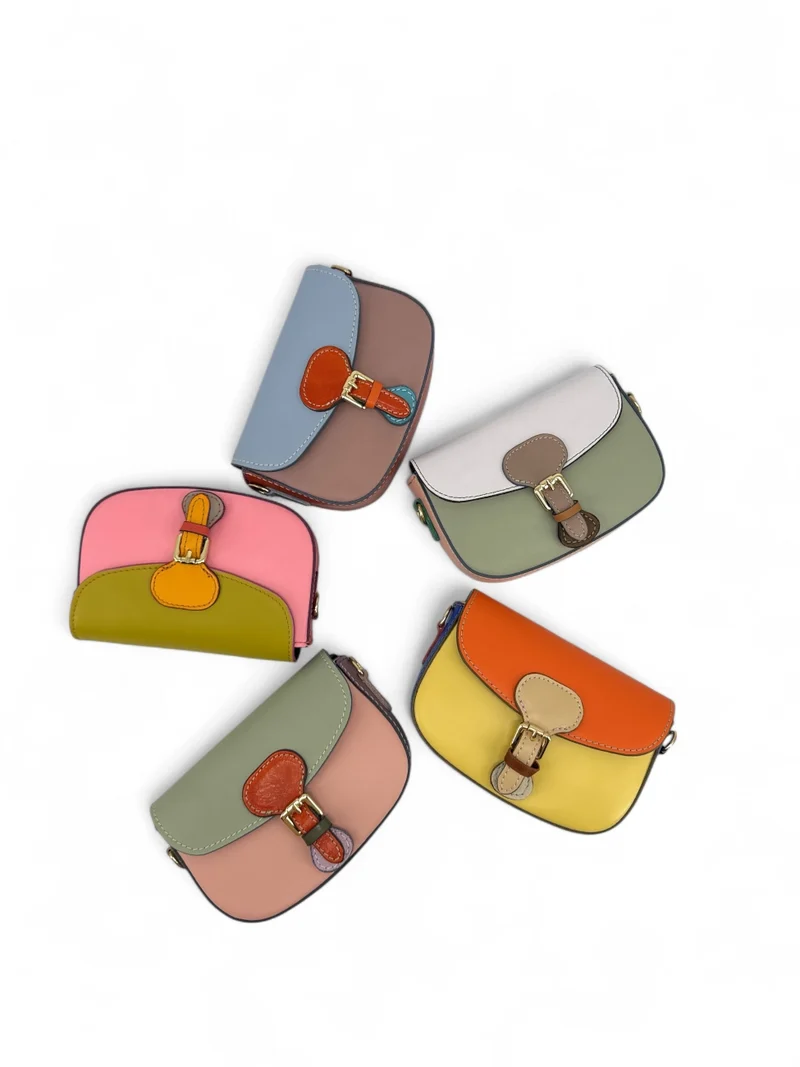 Mini-sac en cuir lisse MINI MADDY Multicolore 7