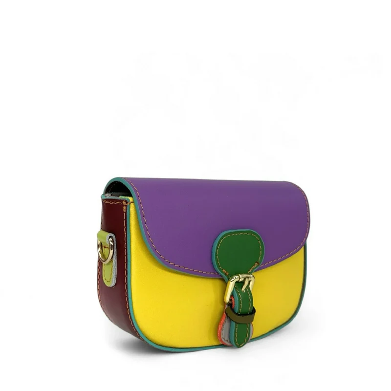 Mini-sac en cuir lisse MINI MADDY Multicolore 4