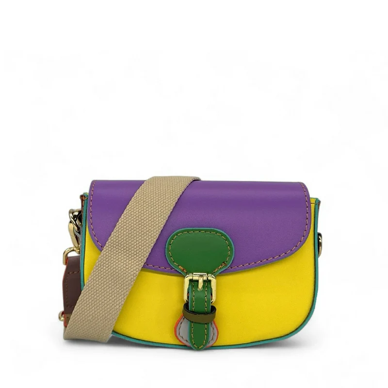 Mini-sac en cuir lisse MINI MADDY Multicolore 4