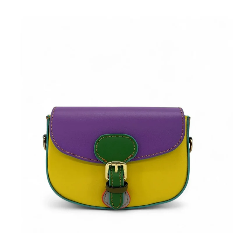 Mini-sac en cuir lisse MINI MADDY Multicolore 4