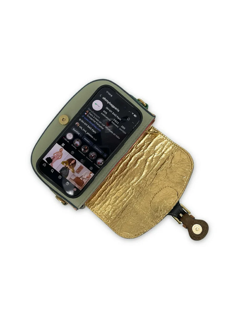 Mini-sac en cuir lisse MINI MADDY Multicolore 2