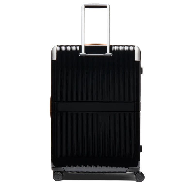 4-WHEEL EXPANDABLE LARGE ZIP SUITCASE