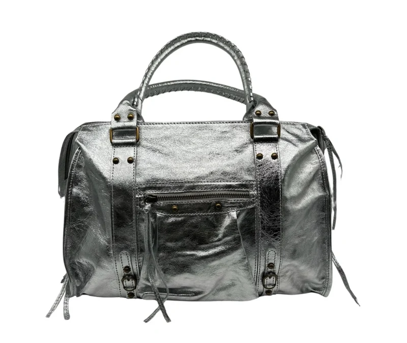 SAC A MAIN Louisa Lee CUIR CAPUCINE LARGE