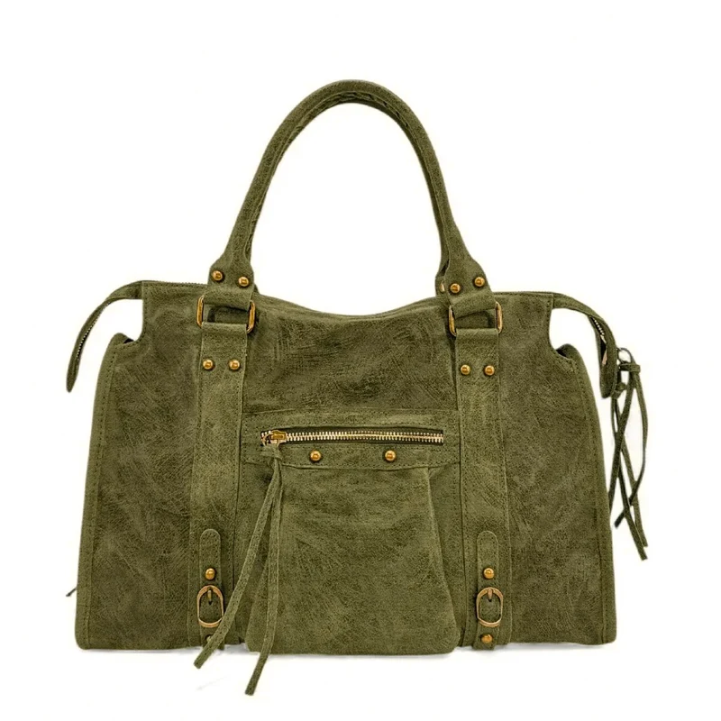 SAC A MAIN Louisa Lee CUIR CAPUCINE LARGE