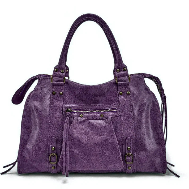 SAC A MAIN Louisa Lee CUIR CAPUCINE LARGE