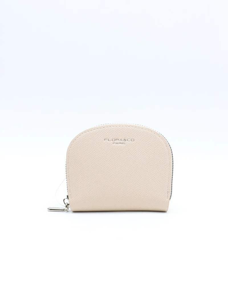 Petit portefeuille zippé Flora & Co – Compact & ultra pratique