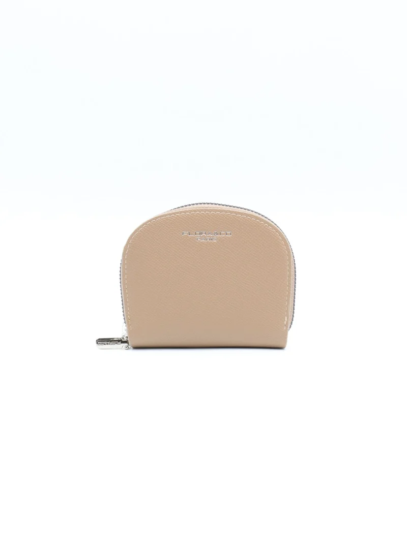 Petit portefeuille zippé Flora & Co – Compact & ultra pratique