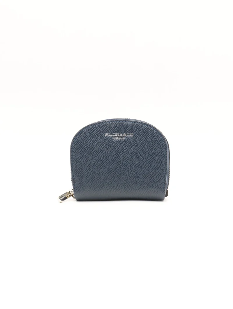 Petit portefeuille zippé Flora & Co – Compact & ultra pratique