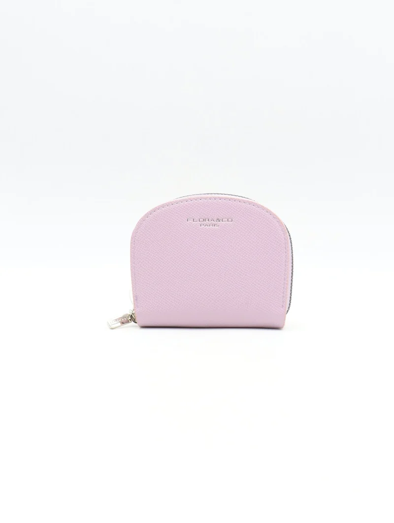 Petit portefeuille zippé Flora & Co – Compact & ultra pratique