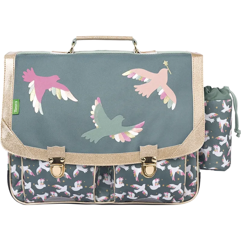 Cartable TANN’S 38cm Les Fantaisies Noemie vert